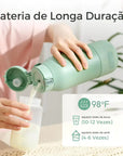 Garrafa Aquecedora de Leite Portátil com Bateria de Longa Duração