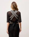Arkemis Lumi Baby Carrier - Elegante e Confortável - Pied de Poule Preto