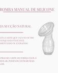 Coletor de Leite Manual Feito de Silicone