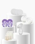 Kit com todos os produtos essenciais para a amamentação