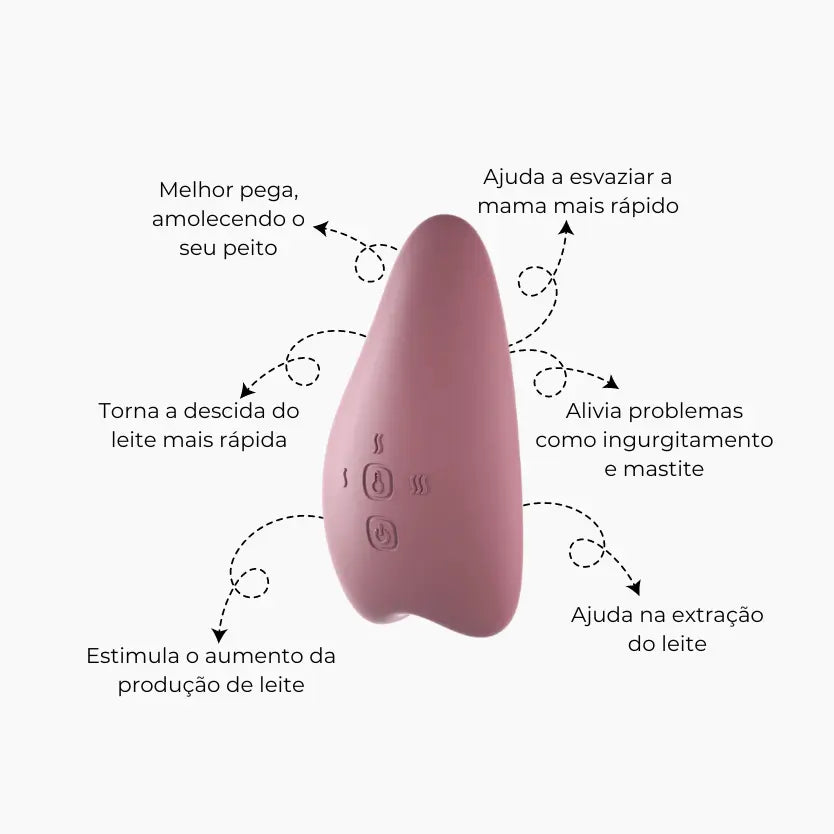 Arkemis Massageador de Lactação com Sistema de Aquecimento e Vibração