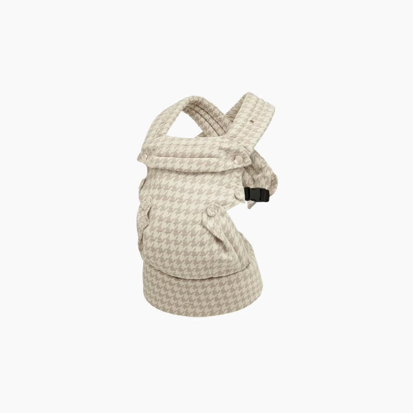 Arkemis Lumi Baby Carrier - Elegante e Confortável - Pied de Poule  Bege