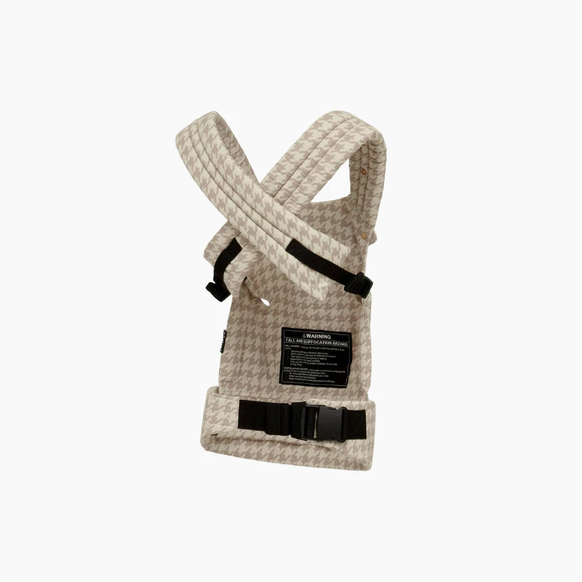 Arkemis Lumi Baby Carrier - Elegante e Confortável - Pied de Poule  Bege