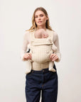 Arkemis Lumi Baby Carrier - Elegante e Confortável - Pied de Poule  Bege