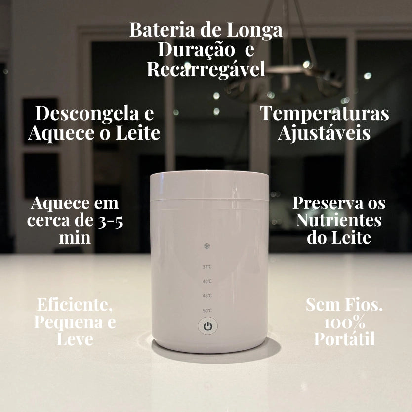 Aquecedor Portátil de Mamadeiras Para Viagem