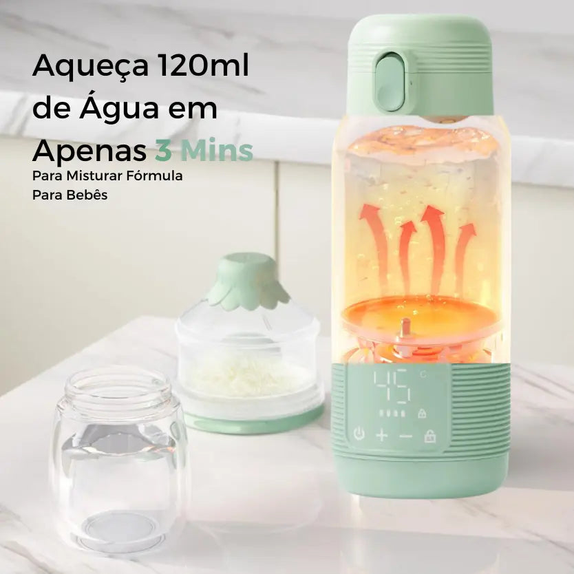 Garrafa Aquecedora de Leite Portátil