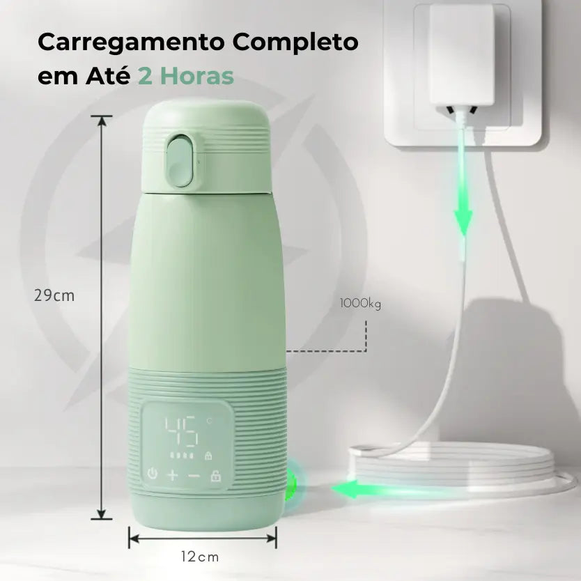 Aquecedora de Leite Portátil Recarregável