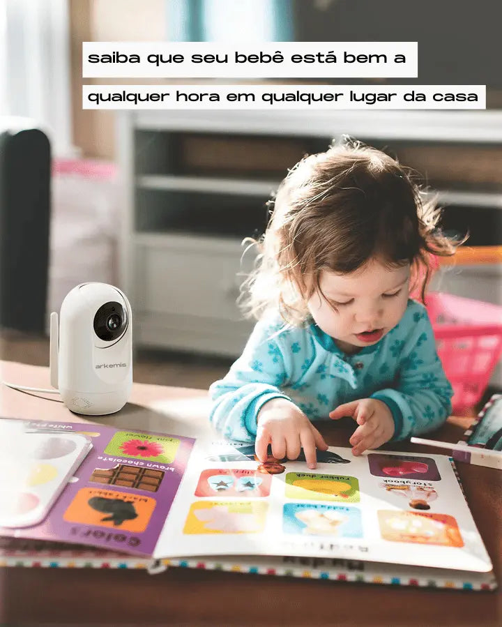 Monitoramento Fácil com a Vision Baby - Babá Eletrônica da Arkemis