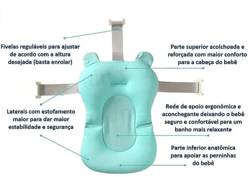 Almofada para Banho Infantil da Arkemis