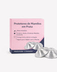 Protetores de Mamilos 999 Silver Nursing Cups – Escudos de Prata para Amamentação, Cuidado e Proteção Natural