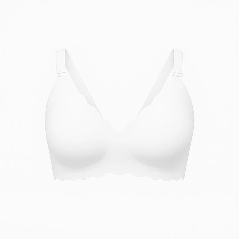 Sutiã Jelly Strip branco, uma das opções de cor do kit com a Nurture S12 Pro.